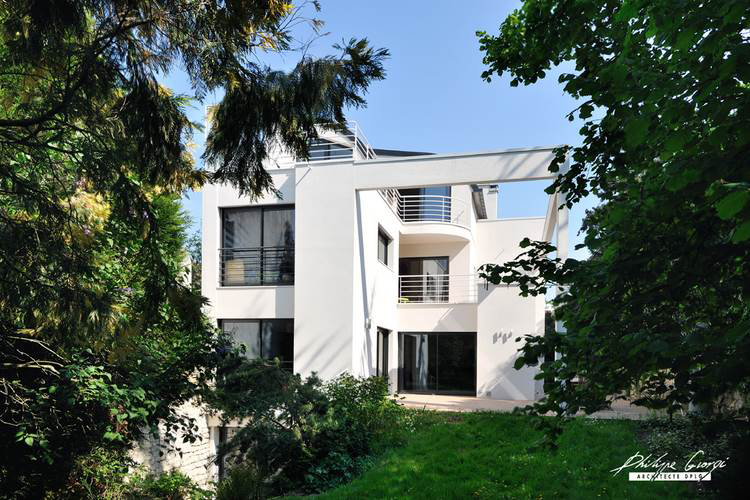 Architecte Designer Constructeur de Maison Architecte en Zinc Courbe Cintre et Toit Plat Terrasse Moderne Design (4)