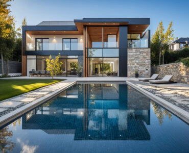 Constructeur Maison 4 pans moderne design d'architecte sur mesure haut de gamme