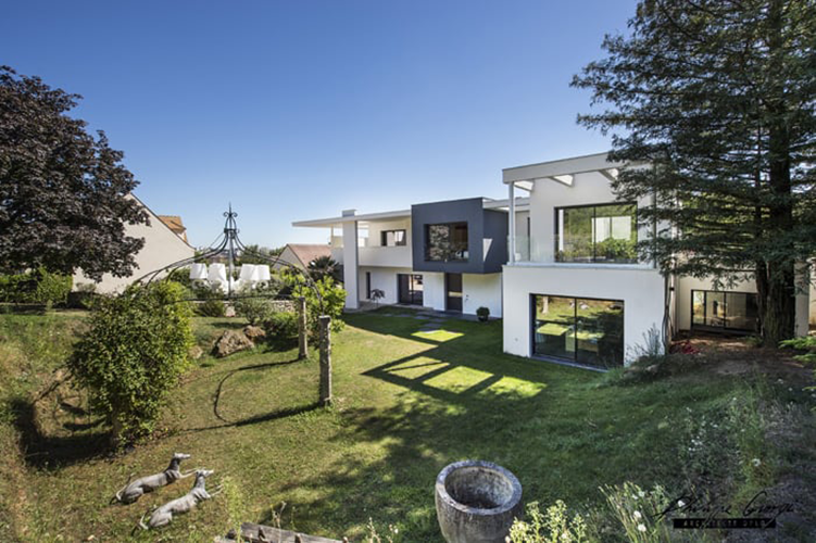 Architecte Constructeur Maison Architecte Moderne Toit Plat Terrasse Val d Oise 95 Enghein Saint Gratien La Frette Herblay Saint Prix Saint Leu Deuil Eaubonne Montmorency Philippe Giorgi
